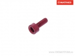 Βίδα καπάκι κυκλική Pro Bolt M3 x 0.50 x 8 χιλ. αλουμίνιο κόκκινο - JM