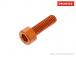 Βίδα καπάκι κυκλική Pro Bolt M5 x 0.80 x 16 mm αλουμίνιο πορτοκαλί - JM