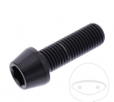 Βίδα καπάκι κωνική Pro Bolt M10 x 1.25 x 30 mm ανοξείδωτο ατσάλι A4 μαύρο - JM