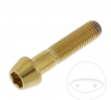 Βίδα καπάκι κωνική Pro Bolt M10 x 1.25 x 45 mm ανοξείδωτο ατσάλι A4 χρυσό - JM