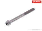 Βίδα καπάκι κωνική Pro Bolt M6 x 1.00 x 55 mm τιτάνιο ασημί - JM