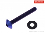Βίδα καπάκι μπομπίνας Pro Bolt M5 x 0.80 x 40 mm τιτάνιο μπλε - JM