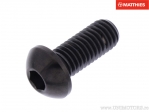 Βίδα καπάκι μπομπαρισμένη Pro Bolt M8 x 1.25 x 20 χιλ. τιτάνιο μαύρο - JM