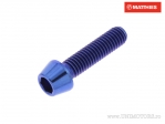 Βίδα καπάκι στρογγυλή κωνική Pro Bolt M5 x 0.80 x 20 mm τιτάνιο μπλε - JM