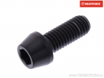 Βίδα καπάκι στρογγυλή κωνική Pro Bolt M8 x 1.25 x 20 mm τιτάνιο μαύρο - JM