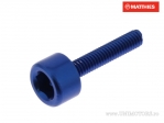 Βίδα καπάκι στρογγυλή Pro Bolt M4 x 0.70 x 20 mm αλουμινίου μπλε - JM