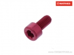 Βίδα καπάκι στρογγυλή Pro Bolt M5 x 0.80 x 10 mm αλουμίνιο κόκκινο - JM