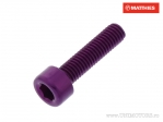 Βίδα καπάκι στρογγυλή Pro Bolt M5 x 0.80 x 20 mm αλουμινίου μωβ - JM