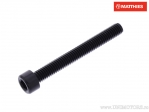 Βίδα καπάκι στρογγυλή Pro Bolt M6 x 1.00 x 50 mm αλουμίνιο μαύρο - JM