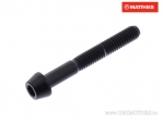Βίδα καπάκι στρογγυλό κωνικό Pro Bolt M4 x 0,70 x 30 mm τιτάνιο μαύρο - JM