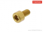 Βίδα καπάκι στρογγυλό Pro Bolt M5 x 0.80 x 8 χιλ. χρυσό αλουμίνιο - JM