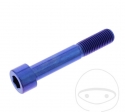 Βίδα καπάκι Pro Bolt M10 x 1.25 x 60 mm ανοξείδωτο A4 μπλε - JM