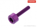 Βίδα καπάκι Pro Bolt M4 x 0.70 x 20 mm αλουμινίου μωβ - JM