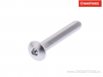Βίδα καπάκι Pro Bolt M4 x 0.70 x 25 mm αλουμινίου ασημί - JM