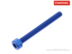 Βίδα καπάκι Pro Bolt M4 x 0.70 x 35 mm αλουμίνιο μπλε - JM