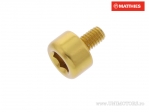 Βίδα καπάκι Pro Bolt M4 x 0.70 x 6.5 χιλιοστά αλουμινίου χρυσή - JM