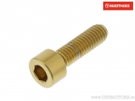 Βίδα καπάκι Pro Bolt M6 x 1.00 x 20 mm από ανοξείδωτο ατσάλι A4 χρυσό - JM