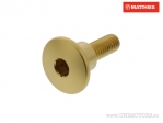 Βίδα καπάκι Pro Bolt M6 x 1.00 x 22 χιλ. χρυσό αλουμίνιο - JM