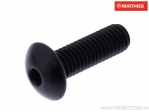 Βίδα καπάκι Pro Bolt M8 x 1.25 x 25 mm αλουμινίου μαύρη - JM