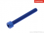 Βίδα καπάκι Pro Bolt M8 x 1.25 x 60 mm αλουμινίου μπλε - JM