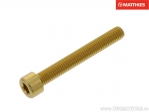 Βίδα καπάκι Pro Bolt M8 x 1.25 x 60 mm αλουμινίου χρυσαφί - JM