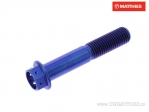 Βίδα με καπάκι εξαγώνου Pro Bolt M10 x 1.25 x 55 mm τιτάνιο μπλε Racing - JM