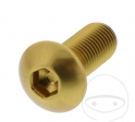 Βίδα με καπάκι Pro Bolt M10 x 1.25 x 25 mm αλουμινίου χρυσαφί - JM