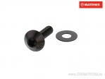 Βίδα με καπάκι Pro Bolt M5 x 0.80 x 20 χιλ. από ανοξείδωτο ατσάλι A4 μαύρο - JM