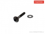 Βίδα με καπάκι Pro Bolt M5 x 0,80 x 35 mm ανοξείδωτο χάλυβα A4 μαύρο - JM