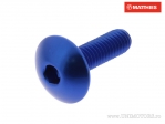 Βίδα με καπάκι Pro Bolt M6 x 1.00 x 20 χιλ. αλουμινίου μπλε - JM