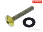 Βίδα με καπάκι Pro Bolt M6 x 1.00 x 40 χιλ. τιτάνιο χρυσό - JM