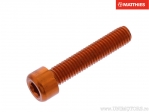 Βίδα με στρογγυλό καπάκι Pro Bolt M8 x 1.25 x 40 χιλ. αλουμινίου πορτοκαλί - JM