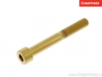 Βίδα με στρογγυλό καπάκι Pro Bolt M8 x 1.25 x 55 mm από ανοξείδωτο ατσάλι A4 χρυσό 