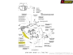 Δεξιά θερμική προστασία εξατμίσεων - KTM DUKE 690 R ('10-'11) / DUKE 690 ('08-'10) - Akrapovič