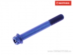 Διπλός πεντάλεπτος βίδα Pro Bolt M10 x 1.25 x 80 mm τιτάνιο Racing μπλε - JM