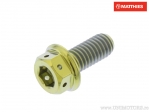 Διπλό βίδα με καπάκι εξάγωνο Pro Bolt M6 x 1.00 x 14 χιλιοστά τιτάνιο αγώνας χρυ