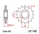 Εμπρόσθιος πίνακας JTF1182.14 (βήμα 525) - Triumph Daytona 600 ('03-'04) / 650 ('05) / Speed Four 600 ('02-