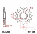 Εμπρόσθιος πίνακας JTF824.14 (βήμα 520) - Husqvarna SM 610 ie / R / S E-Start / S ie E-Start / SMR 630 / SM