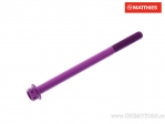 Εξάγωνο βίδα Pro Bolt M6 x 1.00 x 85 mm αλουμινίου σε χρώμα αγώνα μοβ - JM