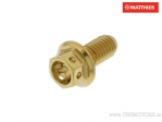 Εξάγωνο καπάκι βίδας Pro Bolt M6 x 1.00 x 12 χιλ. από ανοξείδωτο ατσάλι A4 Racing χρυ