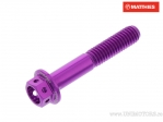 Εξάγωνο καπάκι βίδας Pro Bolt M6 x 1.00 x 35 χιλ. αλουμινίου αγωνιστικό μωβ - JM