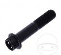 Εξάγωνο καπάκι Pro Bolt M10 x 1.25 x 50 mm αλουμινίου μαύρο αγώνων - JM