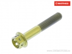 Καπάκι βίδας εξαγώνου Pro Bolt M5 x 0.80 x 25 mm τιτάνιο Racing χρυσό - JM