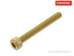 Καπάκι βίδα Pro Bolt M4 x 0.70 x 30 mm χρυσό αλουμίνιο - JM