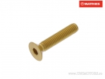 Καπάκι βιδωτό με εξάγωνο κεφαλής Pro Bolt M4 x 0.70 x 20 χιλ. αλουμινίου χρυσό - J