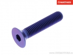 Καπάκι βιδών με ενσωματωμένο έξα Pro Bolt M8 x 1.25 x 40 mm τιτάνιο μπλε - JM