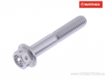 Καπάκι εξάγωνη βίδα Pro Bolt M6 x 1.00 x 35 mm αλουμινίου αγώνων ασημί - JM