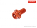 Καπάκι εξάγωνου βίδας Pro Bolt M5 x 0.80 x 10 mm αλουμινίου Racing πορτοκαλί - JM