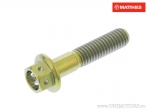Καπάκι εξάγωνου βίδας Pro Bolt M6 x 1.00 x 28 mm τιτάνιο αγώνας χρυσός - JM
