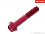 Καπάκι εξάγωνου βίδας Pro Bolt M8 x 1.25 x 45 mm αλουμινίου κόκκινο αγώνων - JM
